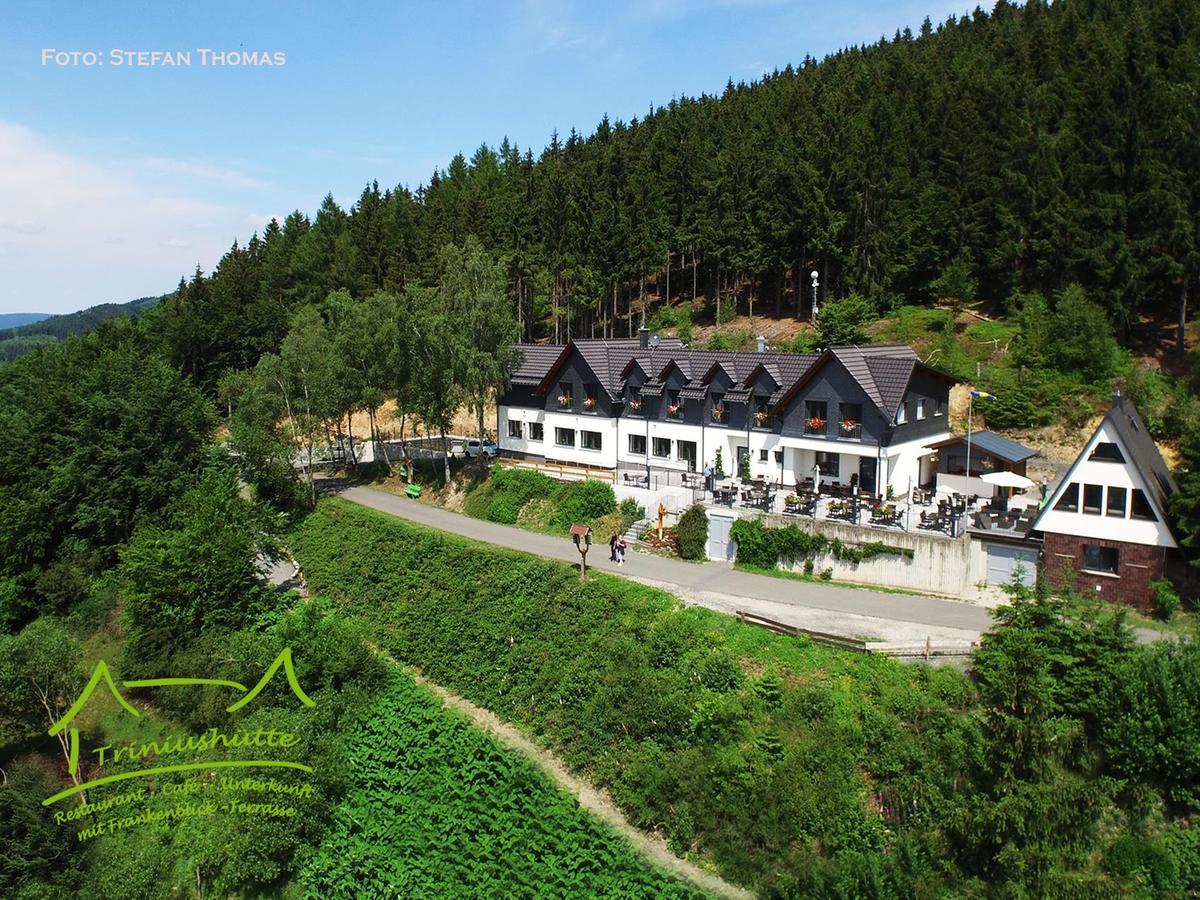 Die Triniushuette "Thueringens Schoenste Aussicht" Rauenstein Εξωτερικό φωτογραφία